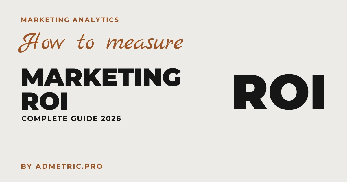 Marketing ROI: Formula, Calculation & Benchmarks